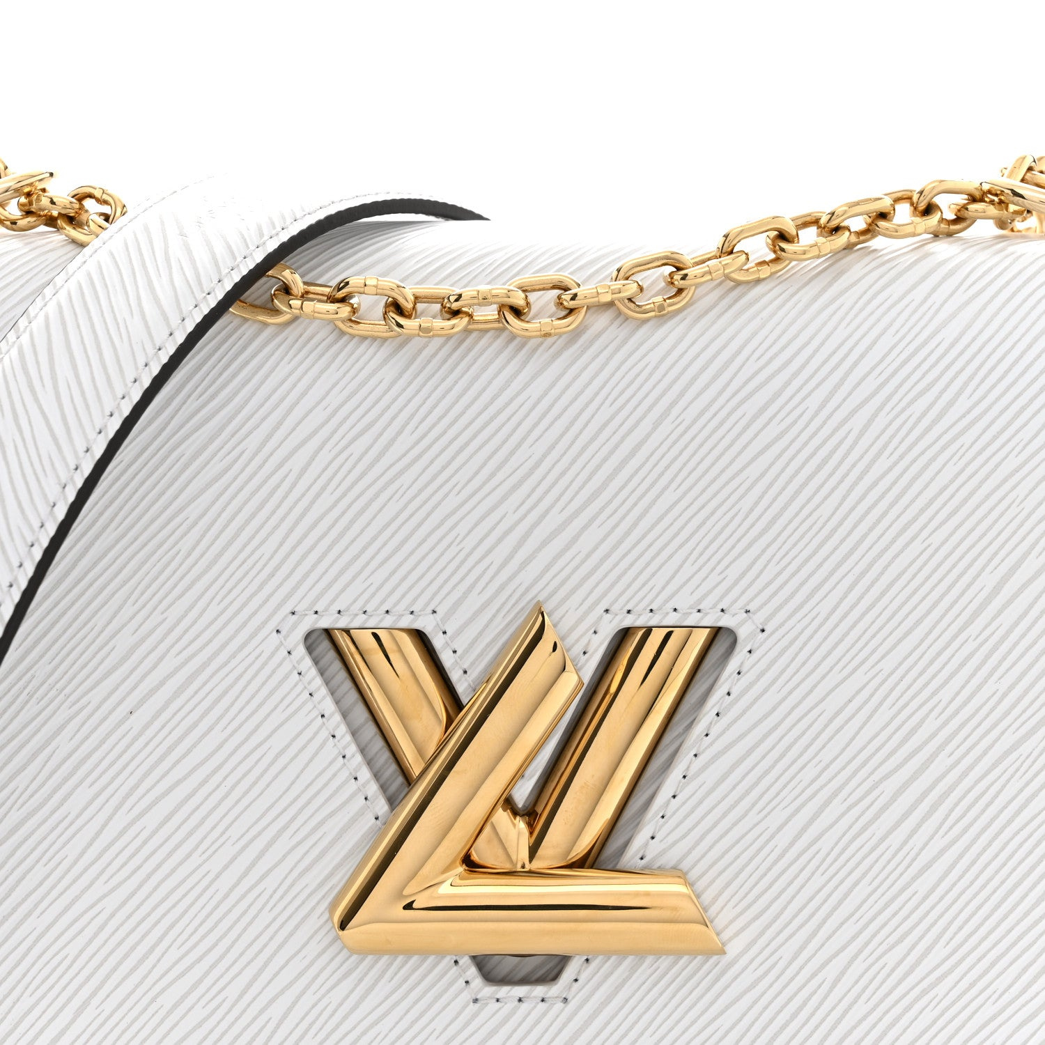 Louis Vuitton Epi Borsa a tracolla a rottoria MM White · Foto 7